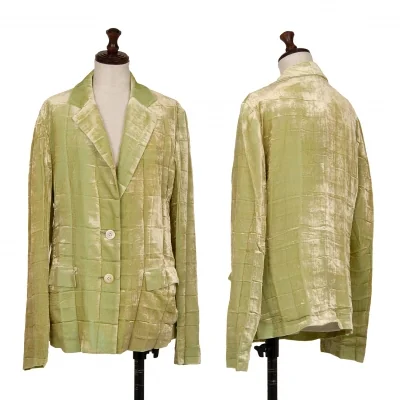 ISSEY MIYAKE Wrinkle Pleats Velor Jacket