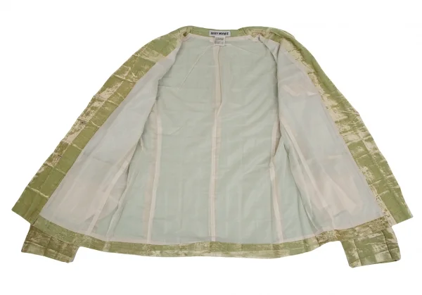 ISSEY MIYAKE Wrinkle Pleats Velor Jacket K-123444_014