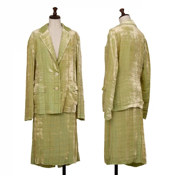 ISSEY MIYAKE Wrinkle Pleats Velor Jacket K-123444_018