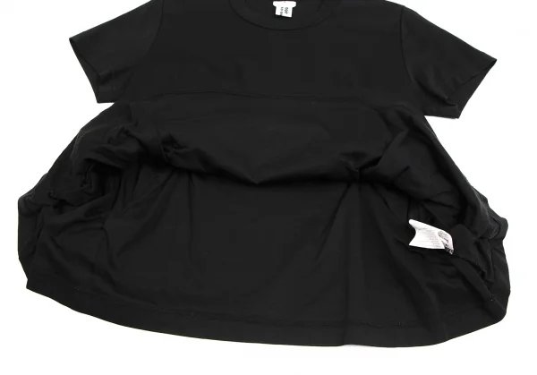 ノワール ケイ ニノミヤ コムデギャルソンnoir kei ninomiya COMME des GARCONS リボン装飾デザインTシャツ 黒S K-123494_006