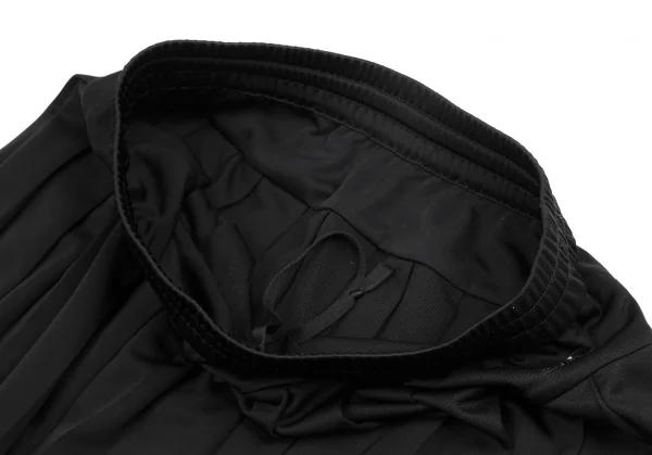 ブラックコムデギャルソン×ナイキBLACK COMME des GARCONS×NIKE ポリジャージープリーツスカート 黒S K-123498_005