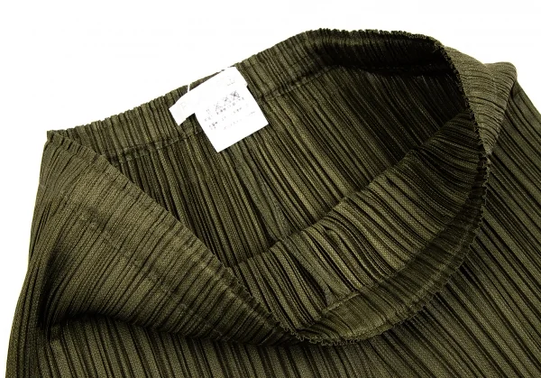 プリーツプリーズPLEATS PLEASE プリーツパンツ 緑2 K-123573_003