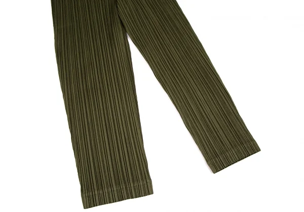 プリーツプリーズPLEATS PLEASE プリーツパンツ 緑2 K-123573_004