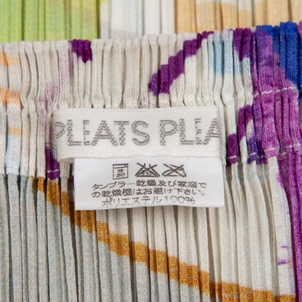 プリーツプリーズPLEATS PLEASE グラフィックプリントプリーツスカート マルチ1 K-123581_011