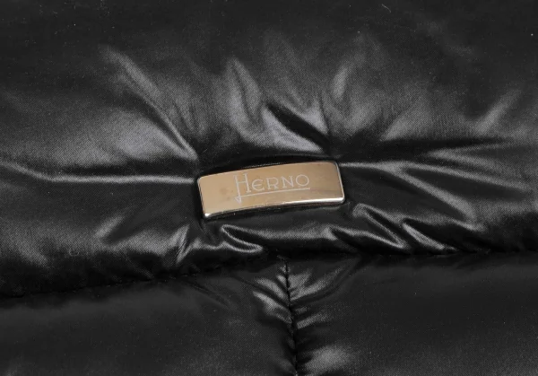 ヘルノHERNO スタンドカラーダウンコート 黒44 K-123655_015