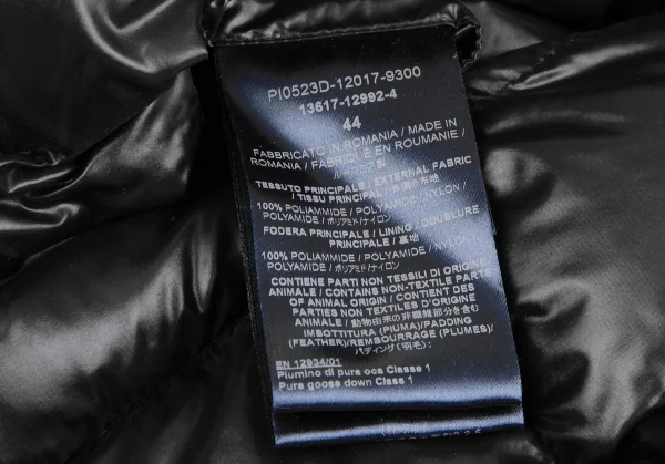 ヘルノHERNO スタンドカラーダウンコート 黒44 K-123655_017