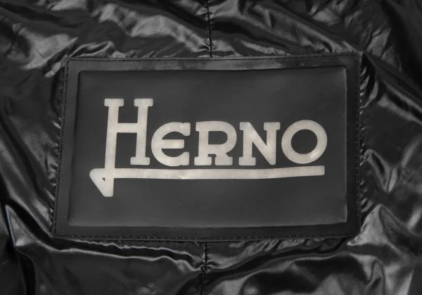 ヘルノHERNO スタンドカラーダウンコート 黒44 K-123655_019
