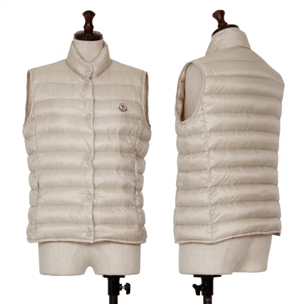 モンクレールMONCLER リアーネ パッカブルダウンベスト ベージュ2 K-123656_001
