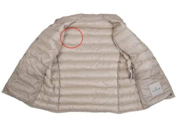 モンクレールMONCLER リアーネ パッカブルダウンベスト ベージュ2 K-123656_013