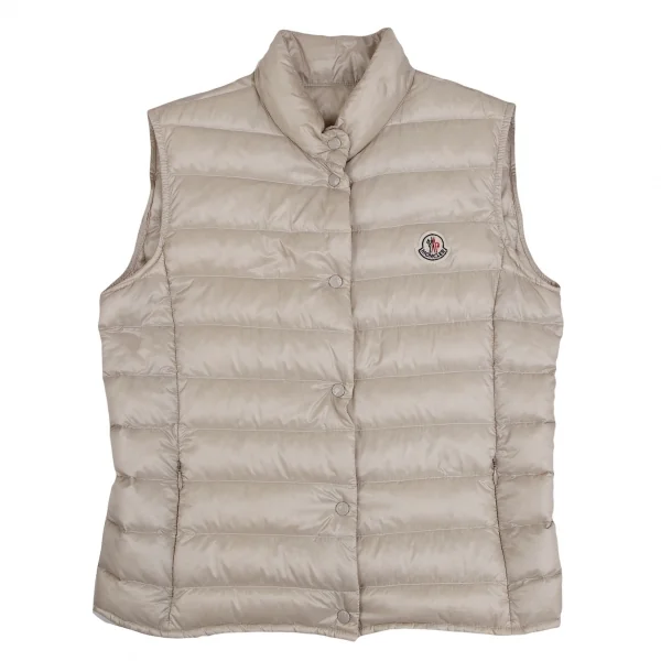 モンクレールMONCLER リアーネ パッカブルダウンベスト ベージュ2 K-123656_002