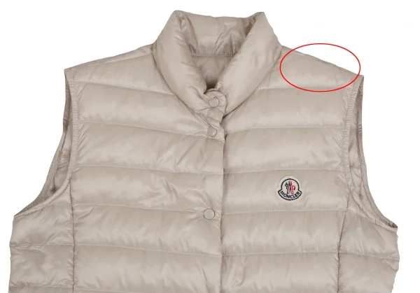 モンクレールMONCLER リアーネ パッカブルダウンベスト ベージュ2 K-123656_003