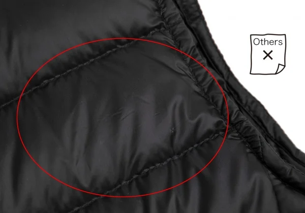 モンクレールMONCLER リアーネ パッカブルダウンベスト 黒2 K-123657_005