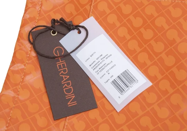 ゲラルディーニGHERARDINI ソフティ巾着モノグラムポーチ オレンジF K-123674_010