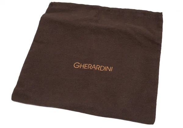 ゲラルディーニGHERARDINI ソフティ巾着モノグラムポーチ オレンジF K-123674_011