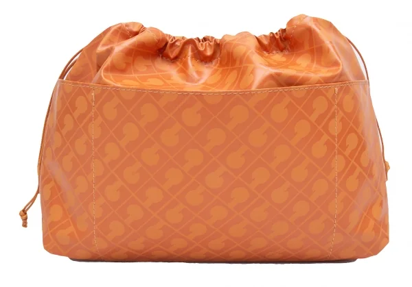 ゲラルディーニGHERARDINI ソフティ巾着モノグラムポーチ オレンジF K-123674_004