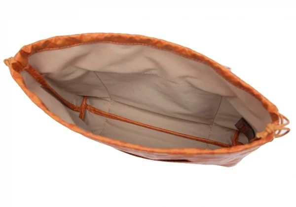 ゲラルディーニGHERARDINI ソフティ巾着モノグラムポーチ オレンジF K-123674_009