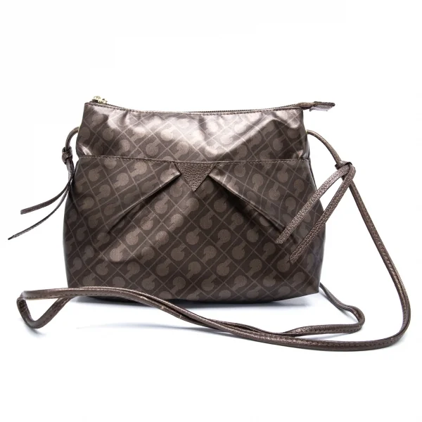 ゲラルディーニGHERARDINI ソフティモノグラムショルダーポーチ ブロンズF K-123675_001