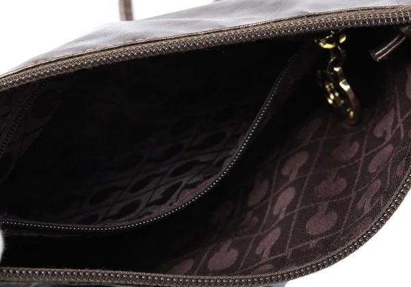 ゲラルディーニGHERARDINI ソフティモノグラムショルダーポーチ ブロンズF K-123675_012