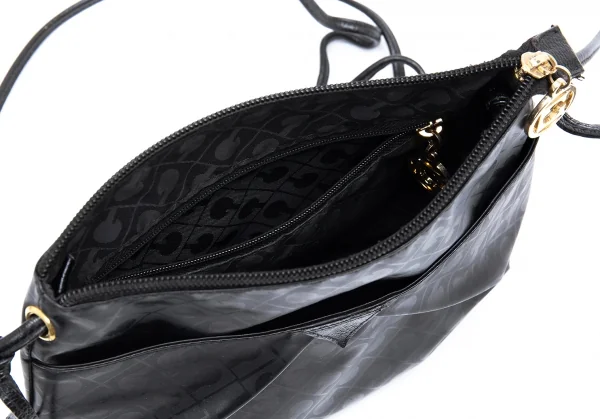 ゲラルディーニGHERARDINI ソフティモノグラムショルダーポーチ ブラック 黒F K-123676_011