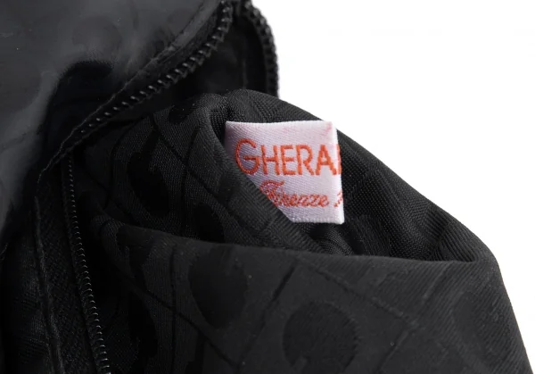 ゲラルディーニGHERARDINI ソフティモノグラムショルダーポーチ ブラック 黒F K-123676_012