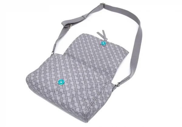 ゲラルディーニGHERARDINI ソフティモノグラムフラップショルダーバッグ ラベンダーF K-123677_011