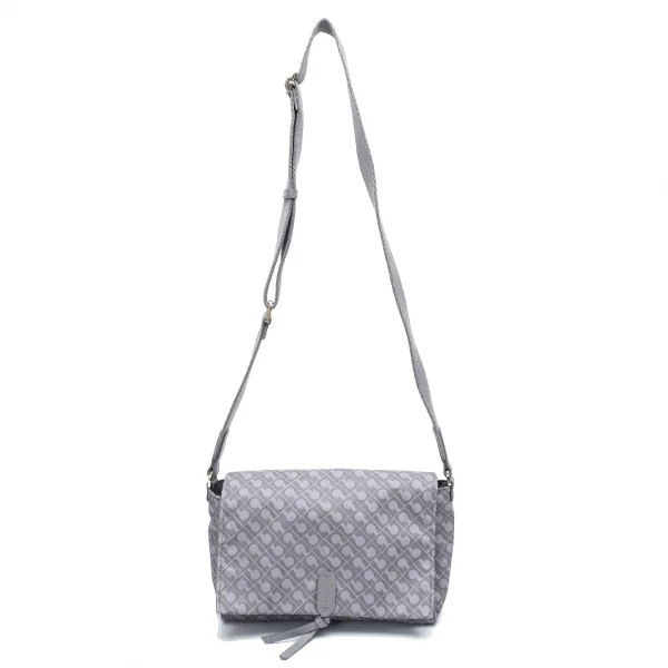 ゲラルディーニGHERARDINI ソフティモノグラムフラップショルダーバッグ ラベンダーF K-123677_009