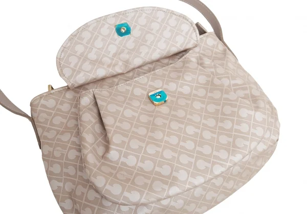 ゲラルディーニGHERARDINI ソフティモノグラムショルダーバッグ ベージュF K-123678_007