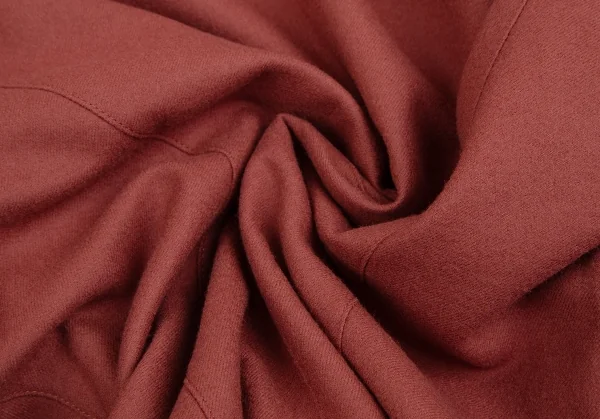 ティエリーミュグレーThierry Mugler ウールアシンメトリーベルテッドジャケット 赤9AR K-123679_013