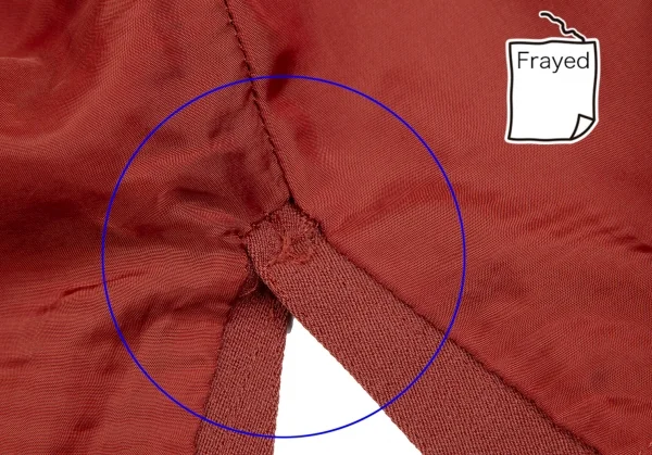 ティエリーミュグレーThierry Mugler ウール台形スカート 赤60-88 K-123680_010