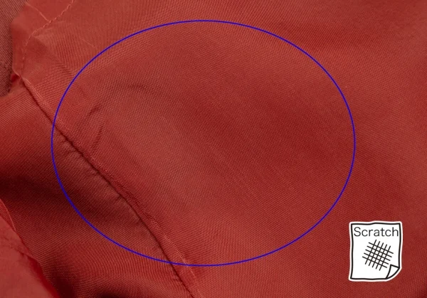 ティエリーミュグレーThierry Mugler ウール台形スカート 赤60-88 K-123680_007