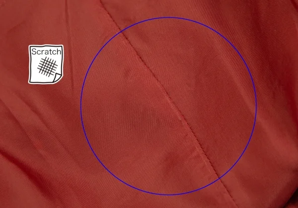 ティエリーミュグレーThierry Mugler ウール台形スカート 赤60-88 K-123680_009