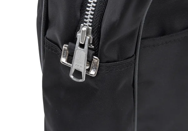 コムコム コムデギャルソンCOMME des GARCONS ロゴプリントチェーンハンドルバッグ 黒F K-123690_012