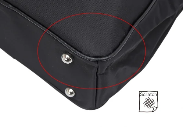 コムコム コムデギャルソンCOMME des GARCONS ロゴプリントチェーンハンドルバッグ 黒F K-123690_007