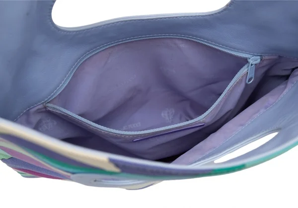 エミリオプッチEMILIO PUCCI グラフィックプリントキャンバス2wayバッグ 生成りマルチF K-123691_018