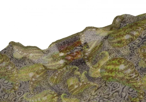 Jean-Paul GAULTIER CLASSIQUE Graphic Printed Mesh T Shirt K-123695_012