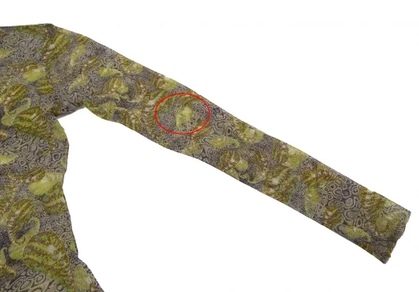 Jean-Paul GAULTIER CLASSIQUE Graphic Printed Mesh T Shirt K-123695_006