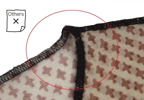 ジャンポールゴルチエ ファムJean Paul GAULTIER FEMME 総柄プリントパワーネットカットソー ベージュ黒40 K-123701_005