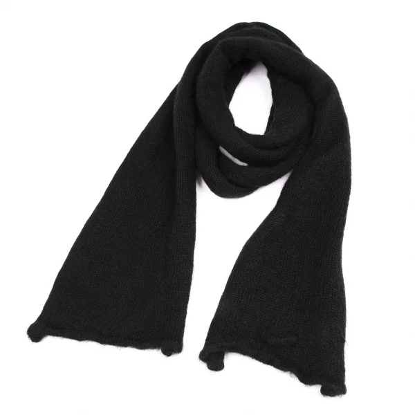 Jean-Paul GAULTIER FEMME Knit Stole Black 40 K-123705_001