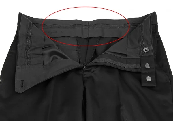 アニエスベーオムagnes b. homme ウールスラックスパンツ 黒S位 K-123714_005