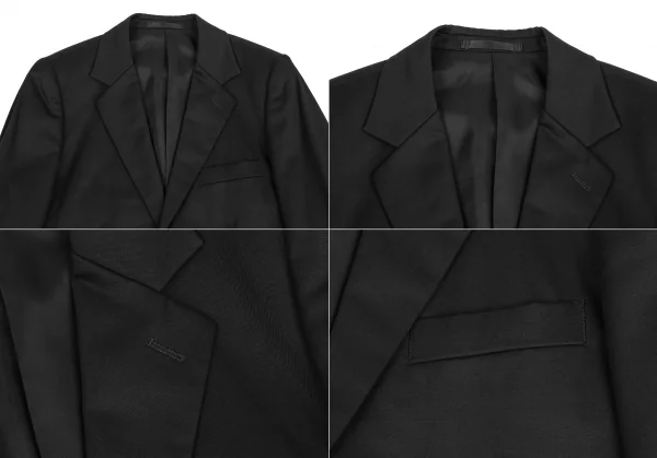 アニエスベーオムagnes b. homme ウールセットアップスーツ 黒46 K-123715_003