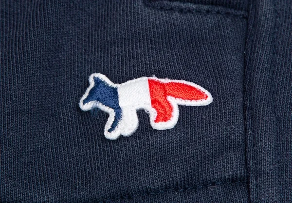 メゾンキツネMAISON KITSUNE スウェットジョガーパンツ 紺S K-123717_007
