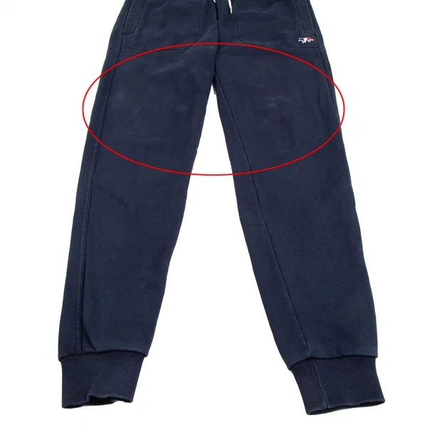 メゾンキツネMAISON KITSUNE スウェットジョガーパンツ 紺S K-123717_008