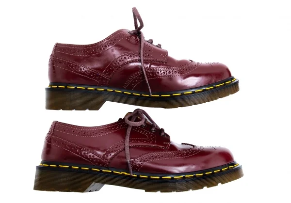 コムデギャルソン オムドゥ×ドクターマーチンCOMME des GARCONS HOMME DEUX×Dr.Martens ウイングチップシューズ ボルドーUK8(26.5) K-123719_003