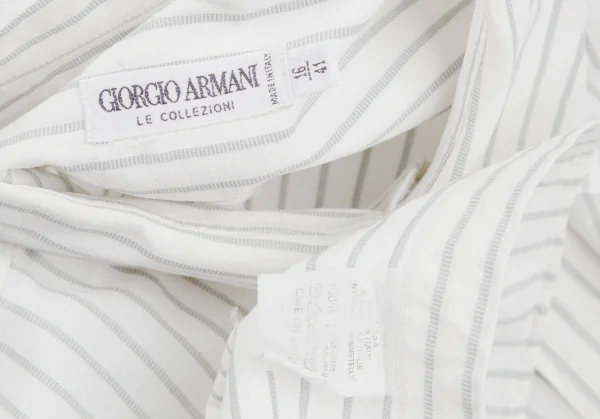 GIORGIO ARMANI Zigzag Dobby Striped Shirt K-123740_014