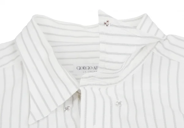 GIORGIO ARMANI Zigzag Dobby Striped Shirt K-123740_004