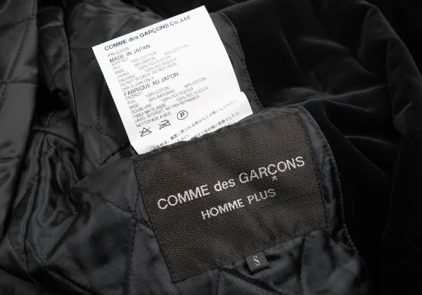 COMME des GARCONS HOMME PLUS Velor Duffel Coat K-123777_019