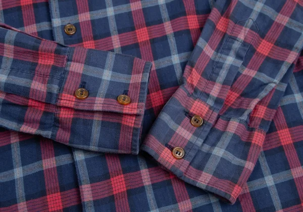 Vivienne Westwood MAN Orb One Point Embroidery Check Shirt K-123782_008