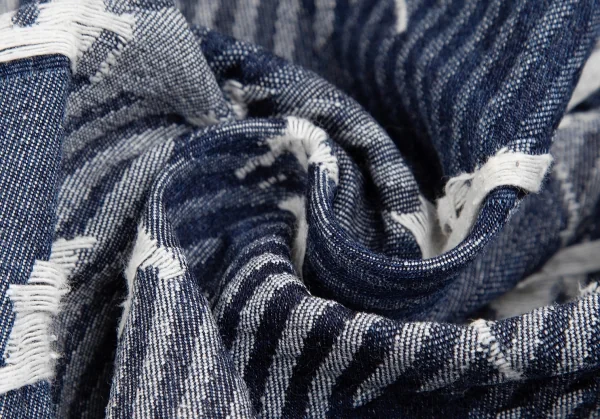 ヴィヴィアンウエストウッド アングロマニアVivienne Westwood ANGLOMANIA クラッシュジャガードパンツ インディゴ26 K-123787_012