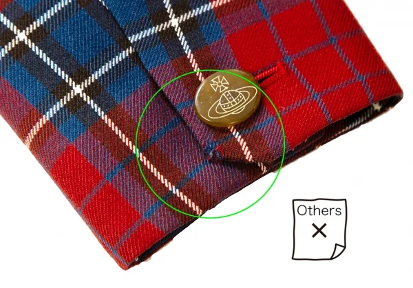 ヴィヴィアンウエストウッド レッドレーベルVivienne Westwood Red Label タータンチェックラブジャケット 赤黒1 K-123789_013