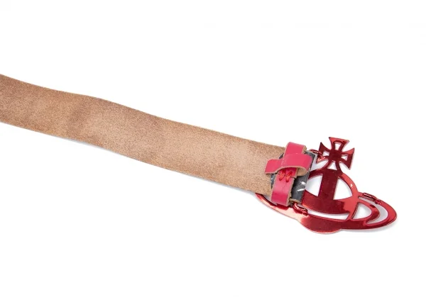 Vivienne Westwood Orb Buckle Printed Leather Belt K-123793_006